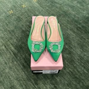 Green mules from Kate Spade
